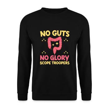 T-shirt drôle d’endoscopie - Sweat-shirt Unisexe - noir - Devant - Alina (178cm) & Michal (187cm)