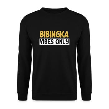Bibingka T-Shirt - Unisex Sweatshirt - black - Front - Alina (178cm) & Michal (187cm)