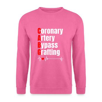 Bypass-Operation - Unisex Pullover - Pink - Vorne
