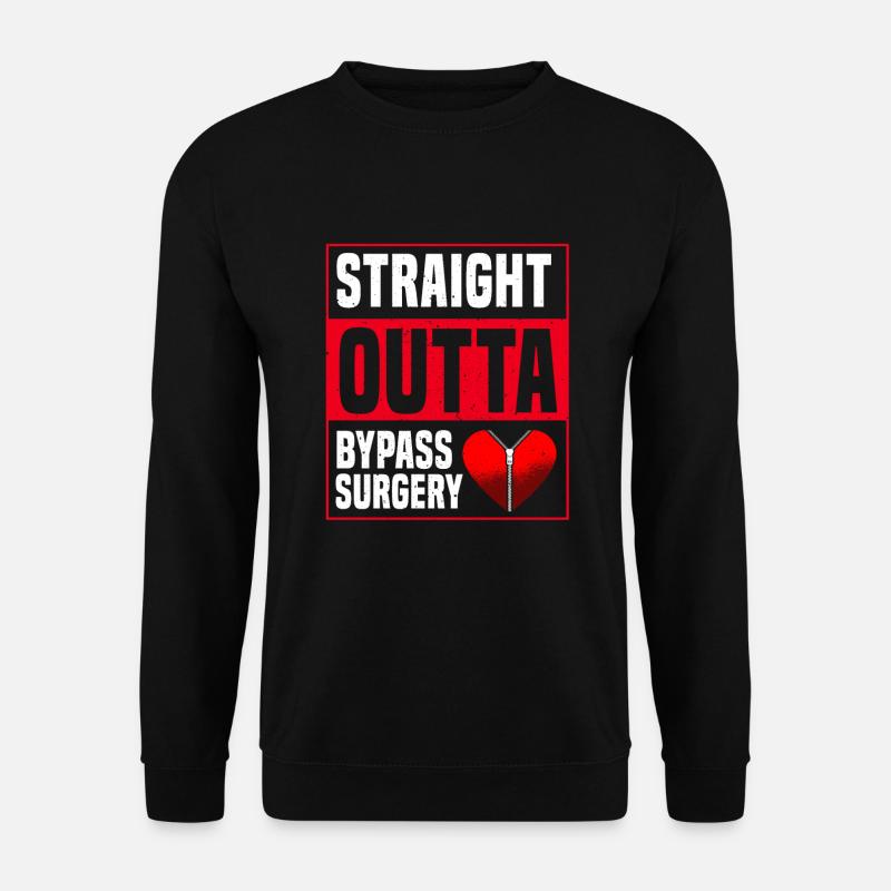 Artery Straight Outta Bypass Surgery - Unisex Sweatshirt - black