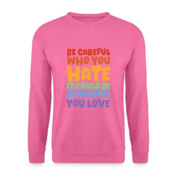 Incroyable dicton Mois de la fierté LGBTQ - Sweat-shirt Unisexe - rose - Devant