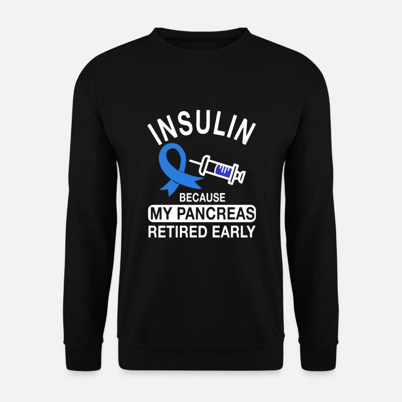 Funny Diabetic Gift - Unisex Sweatshirt - black