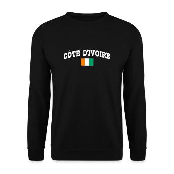 Cote D'Ivory - Unisex Pullover - Schwarz - Vorne - Alina (178cm) & Michal (187cm)