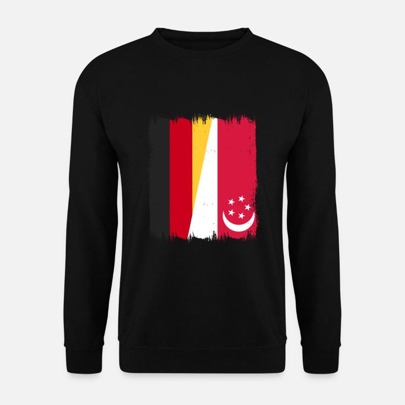 Singapore Germany - Unisex Sweatshirt - black