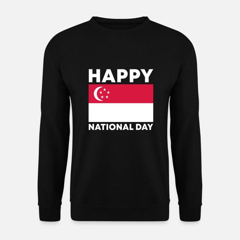 Fête nationale de Singapour - Sweat-shirt Unisexe - noir