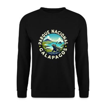 Ecuador Quito Guayaquil Ecuadorianische - Unisex Pullover - Schwarz - Vorne - Alina (178cm) & Michal (187cm)