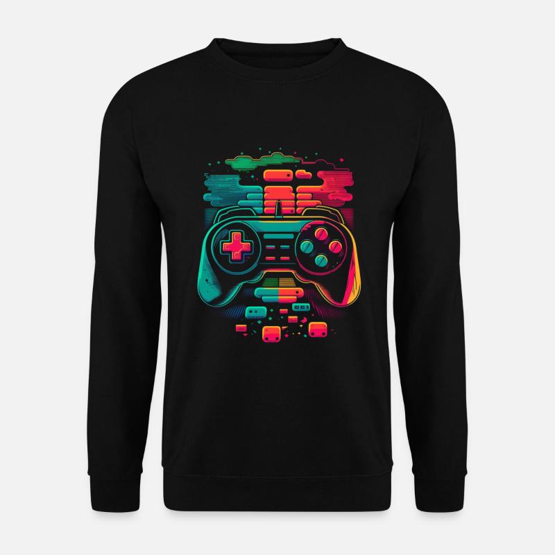 Console rétro - Sweat-shirt Unisexe - noir
