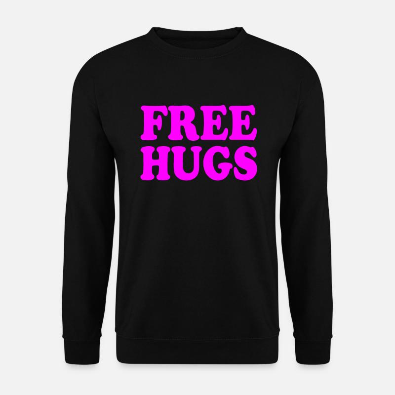 Free hugs - Unisex Pullover - Schwarz
