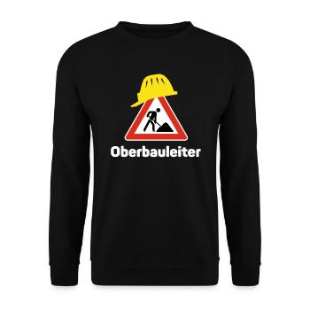 Senior Site Manager - Unisex Sweatshirt - black - Front - Alina (178cm) & Michal (187cm)