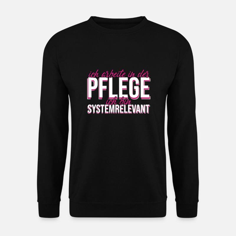 PFLEGEKRAFT - Pflege mfa Geschenk - Unisex Pullover - Schwarz