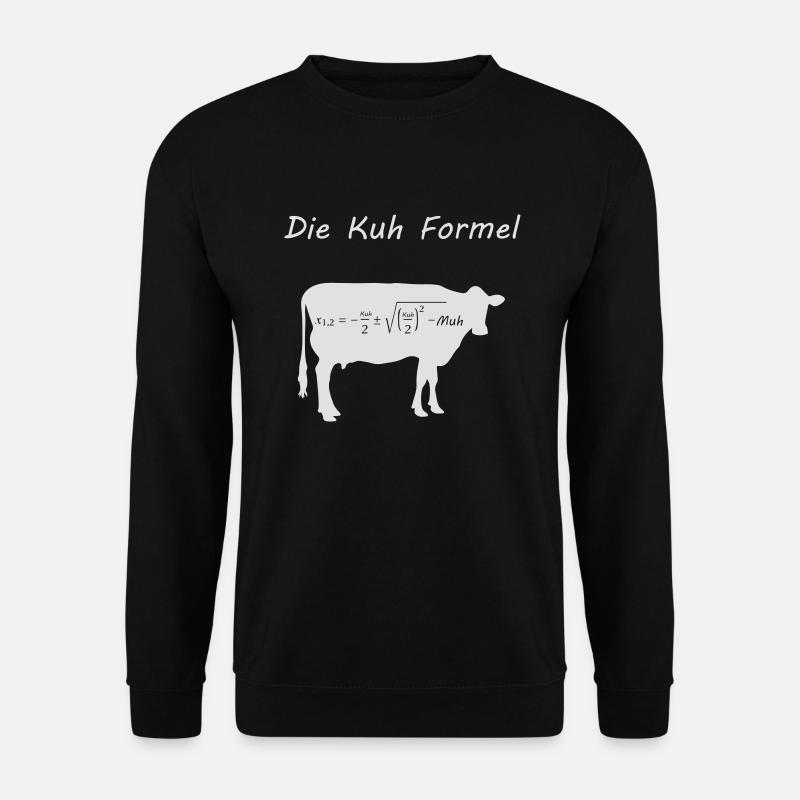 Kuh Formel - Unisex Pullover - Schwarz