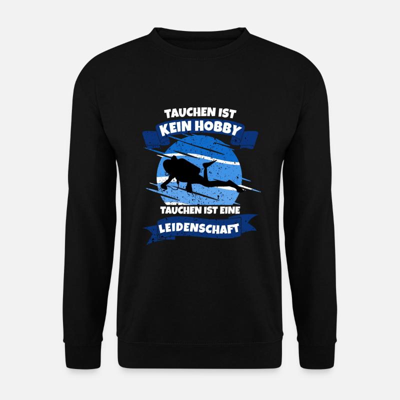 Tauchen Scuba Taucher Ausrüstung - Unisex Pullover - Schwarz