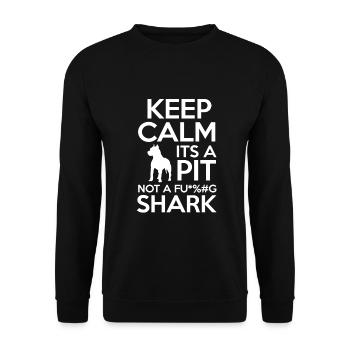 Pitbull - Sweat-shirt Unisexe - noir - Devant - Alina (178cm) & Michal (187cm)
