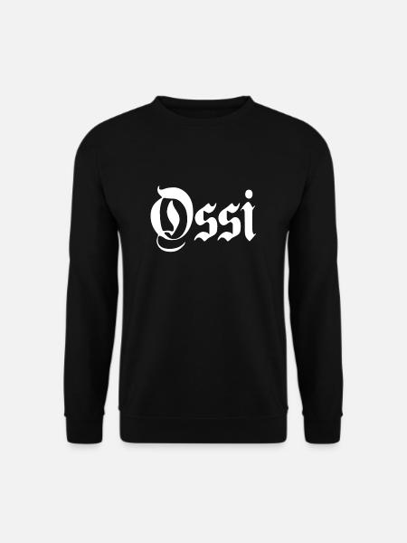 OSSI SPRÜCHE OSTEN DDR OST DEUTSCHLAND GESCHENK - Unisex Pullover - Schwarz