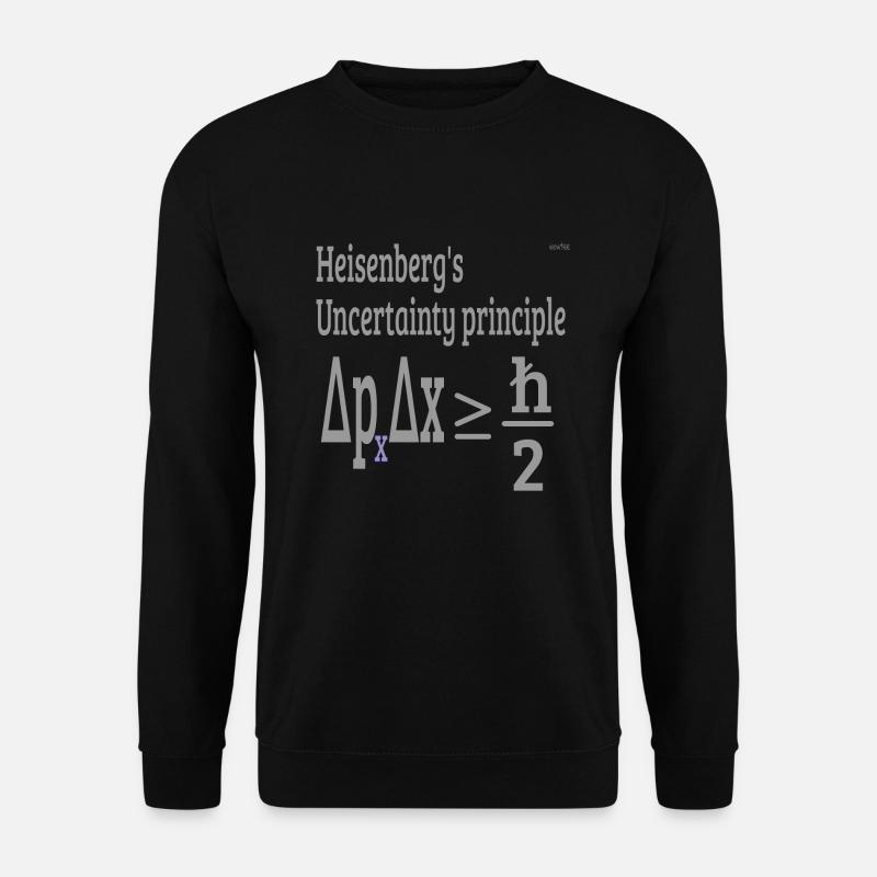 Uncertainty Principle - Unisex Sweatshirt - black