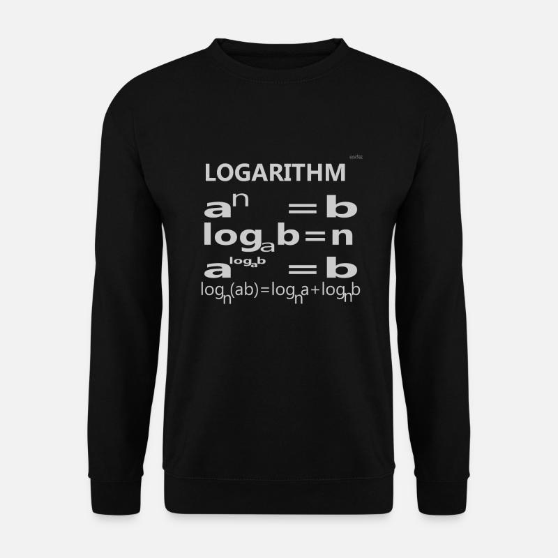 The logarithm - Unisex Sweatshirt - black