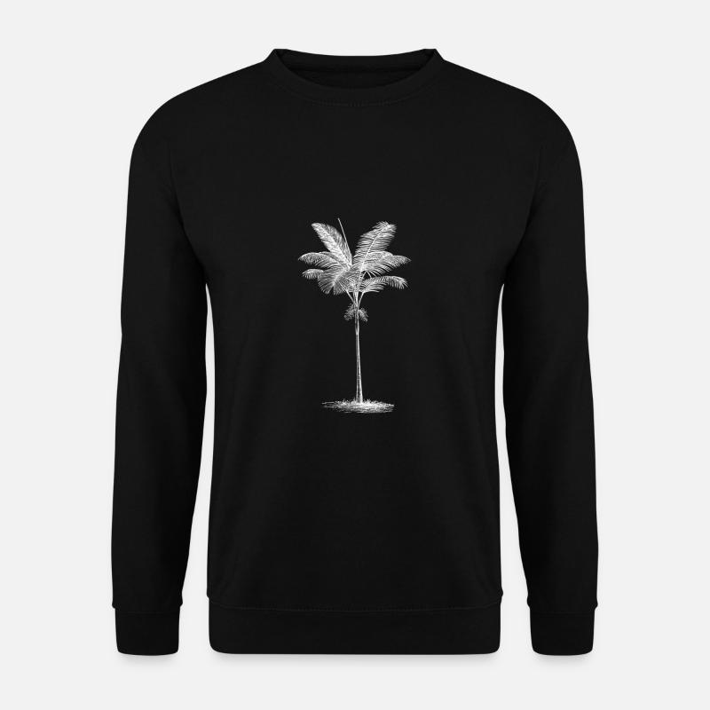 Palme Palm - Unisex Pullover - Schwarz