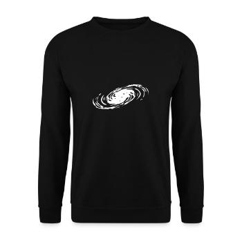 Schwarzes Loch - Unisex Pullover - Schwarz - Vorne - Alina (178cm) & Michal (187cm)