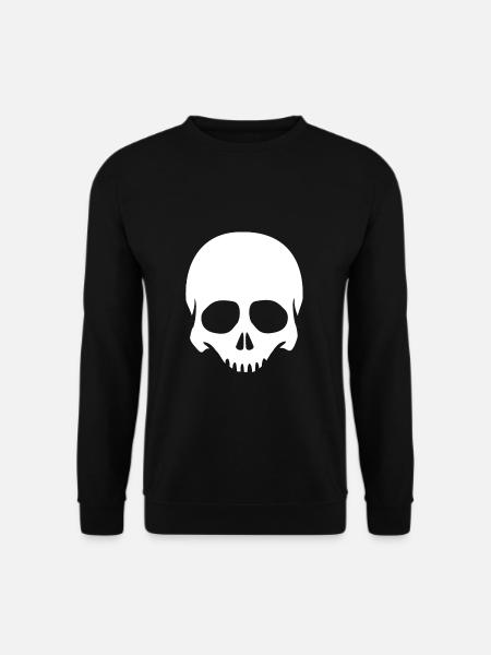 Skeleton Head Skull Skeleton - Unisex Sweatshirt - black