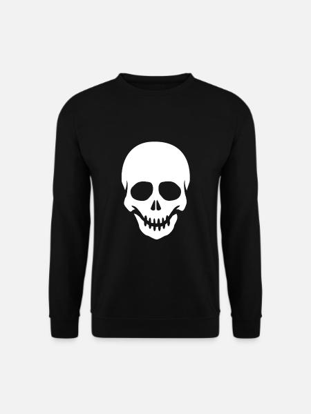 Skeleton Head Skull Skeleton - Unisex Sweatshirt - black