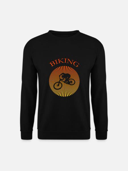 biking - Unisex Pullover - Schwarz