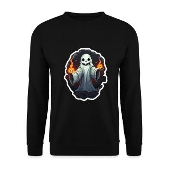 Spirit - Unisex Sweatshirt - black - Front - Alina (178cm) & Michal (187cm)