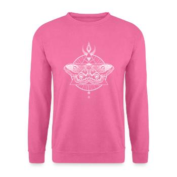 Occult carpet moth - Unisex Sweatshirt - pink - Front