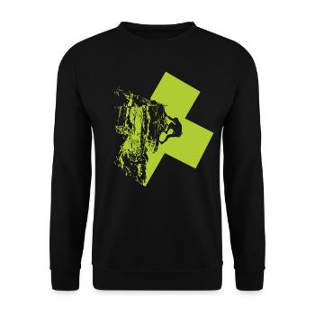 Eskalieren - Unisex Pullover - Schwarz - Vorne - Alina (178cm) & Michal (187cm)