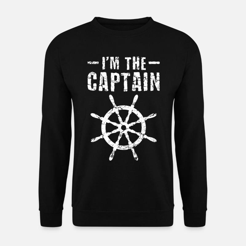Je suis le capitaine marin marin - Sweat-shirt Unisexe - noir