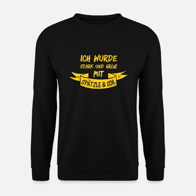 SPÄTZLE & SOß - Unisex Pullover - Schwarz