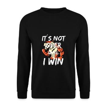 Life Attitude Challenge Force du tigre - Sweat-shirt Unisexe - noir - Devant - Alina (178cm) & Michal (187cm)