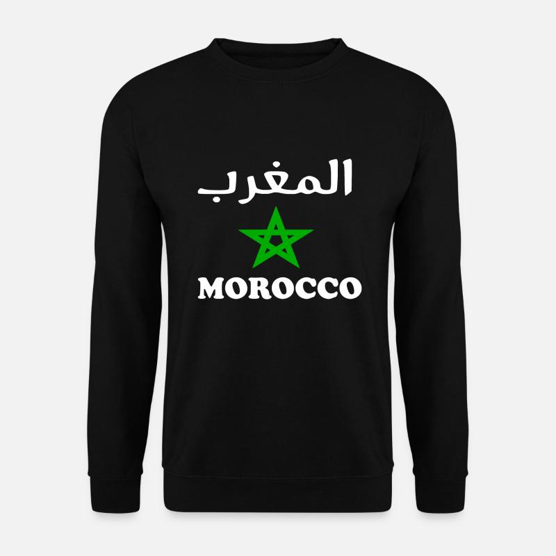 Marokko - Unisex Pullover - Schwarz