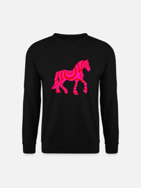 Pferd Pferde Reiten Reitsport Pony Western Shirt - Unisex Pullover - Schwarz