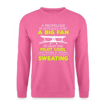 Airplane Job Airport - Unisex Pullover - Pink - Vorne