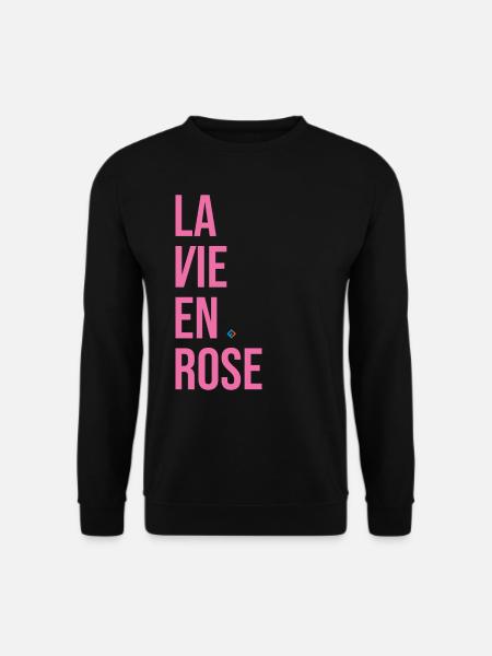 La Vie en Rose - Unisextröja - svart