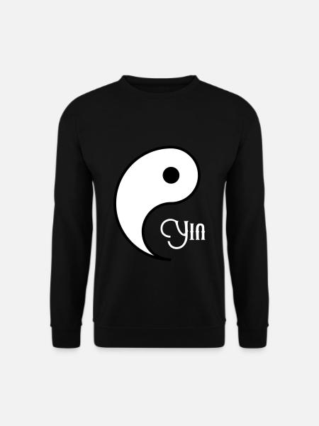 YIN YANG partner look - Unisex Sweatshirt - black
