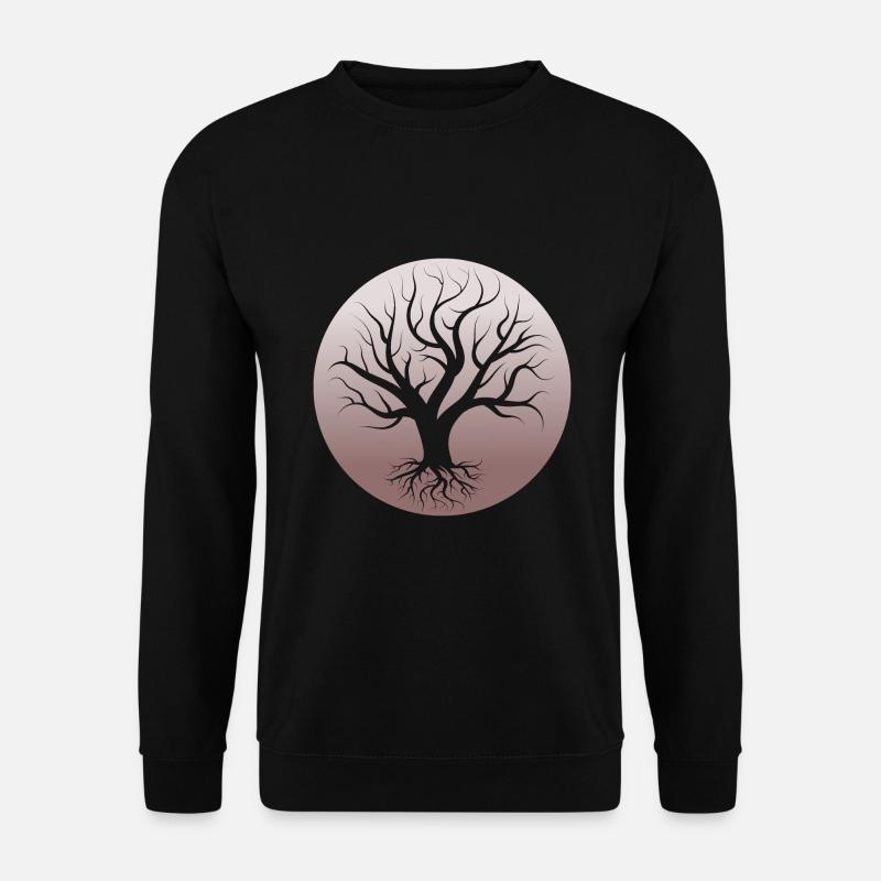 Lebensbaum Weisheit Heilung Wissen Mythos - Unisex Pullover - Schwarz