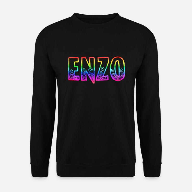 enzo rs rainbow - Unisex Sweatshirt - black