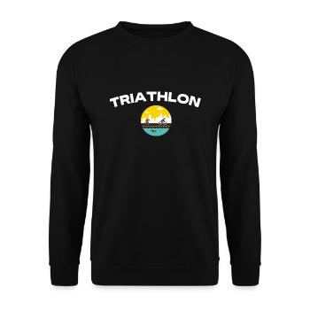 Triathlon - Sweat-shirt Unisexe - noir - Devant - Alina (178cm) & Michal (187cm)