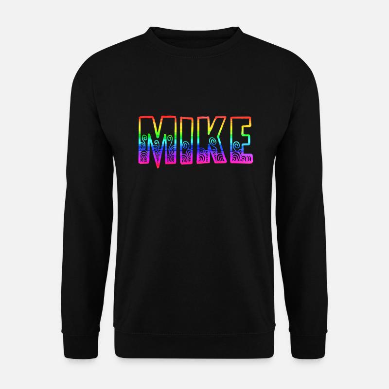 mike rs regenbogen - Unisex Pullover - Schwarz