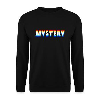 Mystery - Unisex Sweatshirt - black - Front - Alina (178cm) & Michal (187cm)