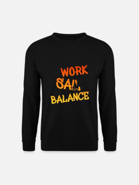 work sail balance - Unisex Pullover - Schwarz