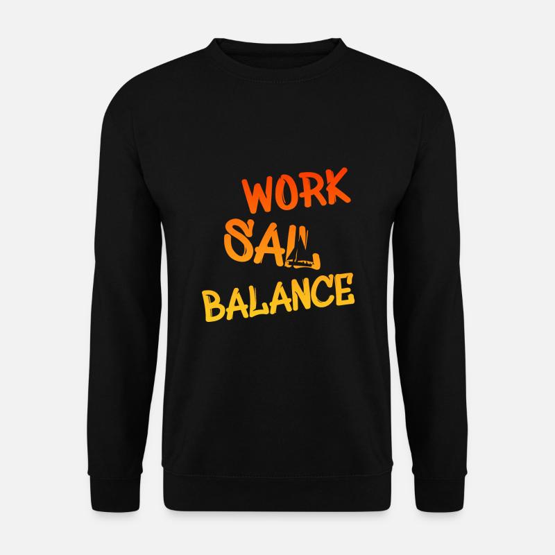 work sail balance - Unisex Pullover - Schwarz