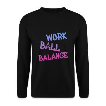 Basketball, Streetball - Unisex Pullover - Schwarz - Vorne - Alina (178cm) & Michal (187cm)