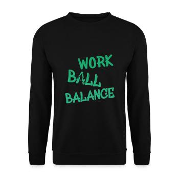 Basketball - Unisex Pullover - Schwarz - Vorne - Alina (178cm) & Michal (187cm)