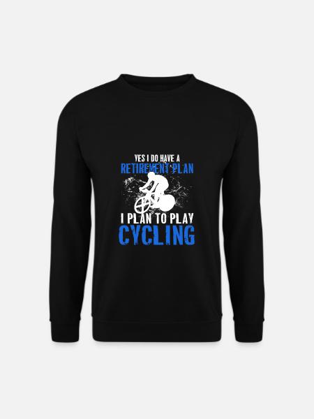 Fahrrad Fahrradfahren Rad Rennradfahrer Geschenk - Unisex Pullover - Schwarz