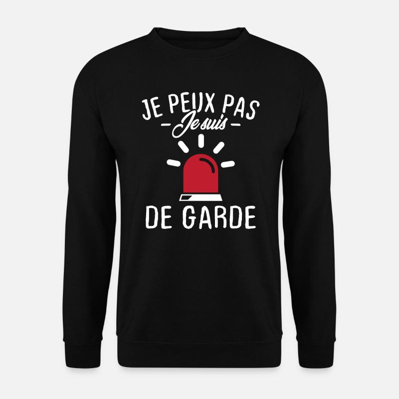I can't I'm on call - Unisex Sweatshirt - black