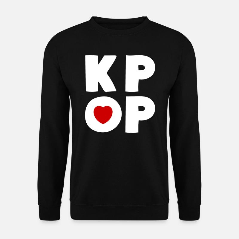 K-Pop Musik Liebe - Unisex Pullover - Schwarz