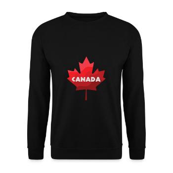 Kanada - Unisex Pullover - Schwarz - Vorne - Alina (178cm) & Michal (187cm)