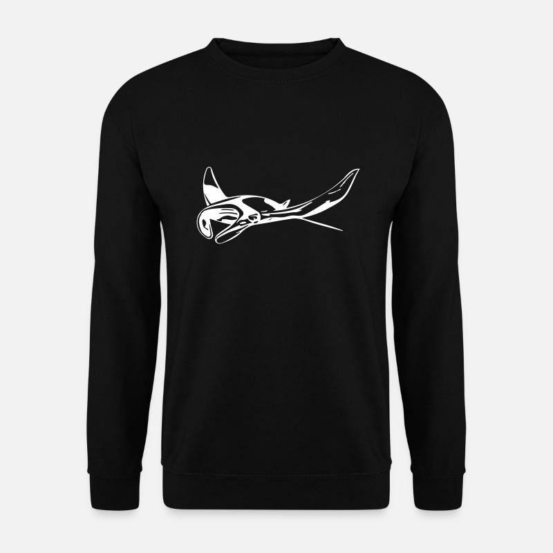 Manta Rochen - Unisex Pullover - Schwarz